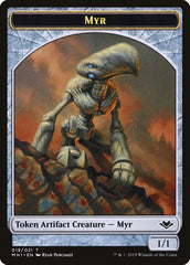 Spirit (016) // Myr (019) Double-Sided Token [Modern Horizons Tokens] | Mindsight Gaming