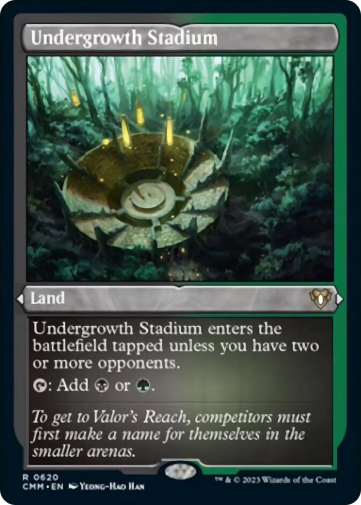 Undergrowth Stadium (Foil Etched) [Commander Masters] | Mindsight Gaming