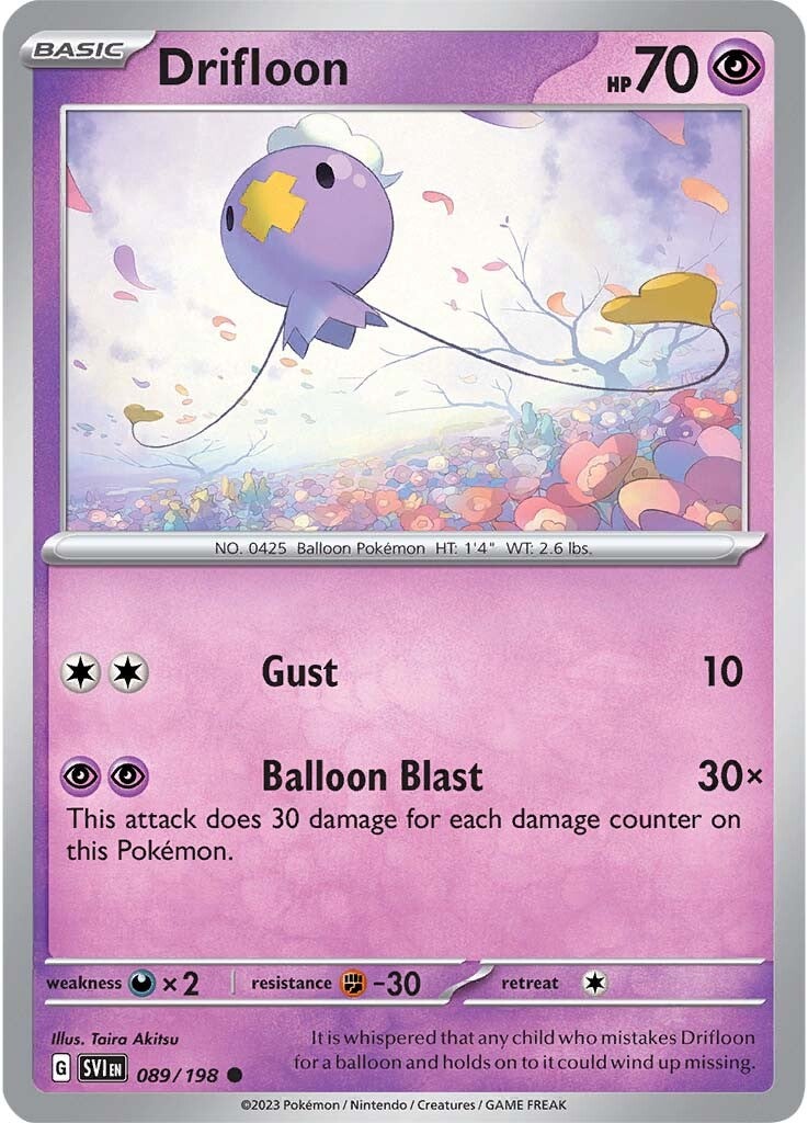 Drifloon (089/198) [Scarlet & Violet: Base Set] | Mindsight Gaming