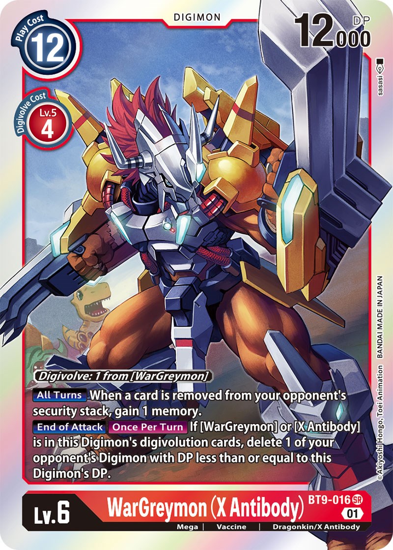 WarGreymon (X Antibody) [BT9-016] [X Record] | Mindsight Gaming