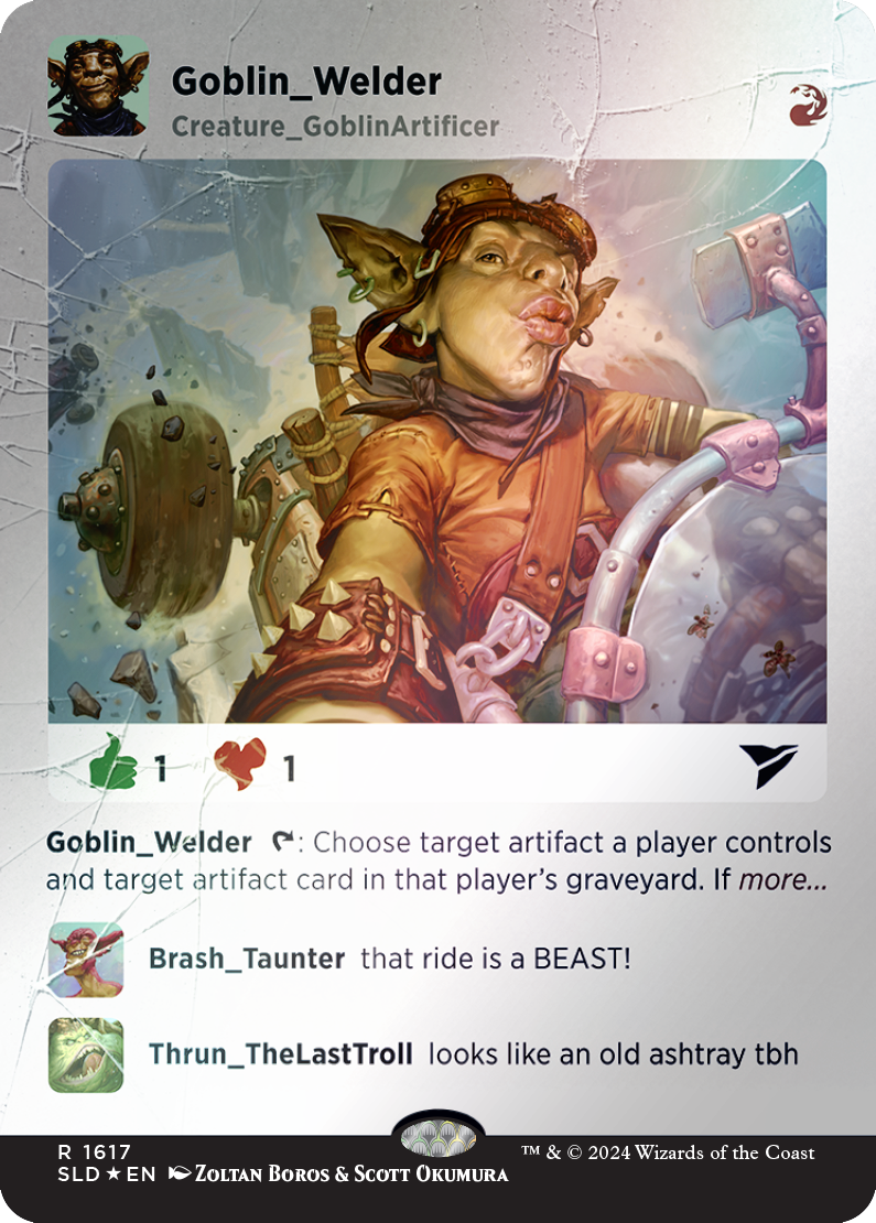 Goblin Welder (Rainbow Foil) [Secret Lair Drop Series] | Mindsight Gaming