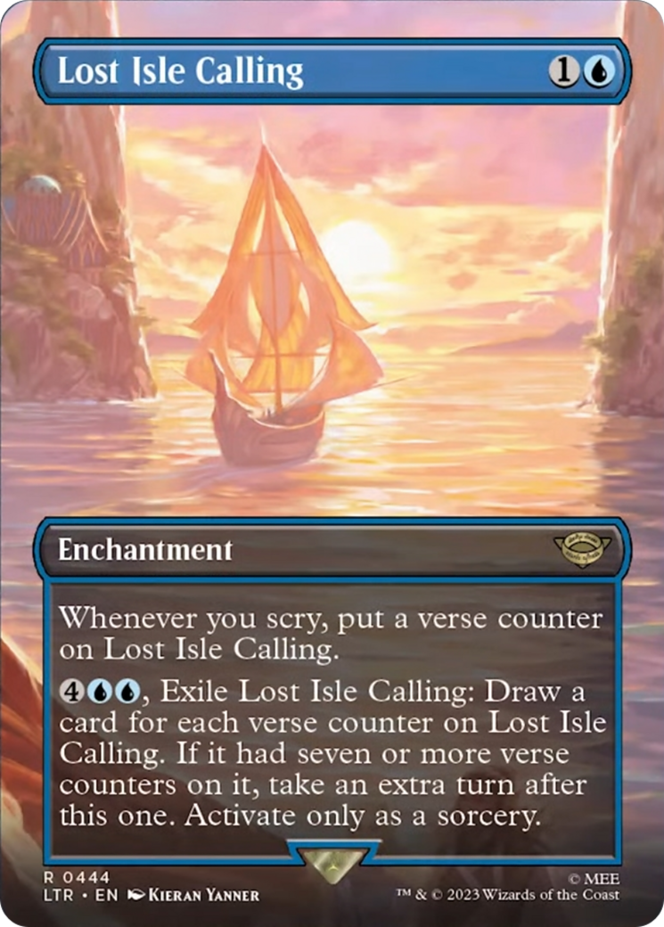 Lost Isle Calling (Borderless Alternate Art) [The Lord of the Rings: Tales of Middle-Earth] | Mindsight Gaming