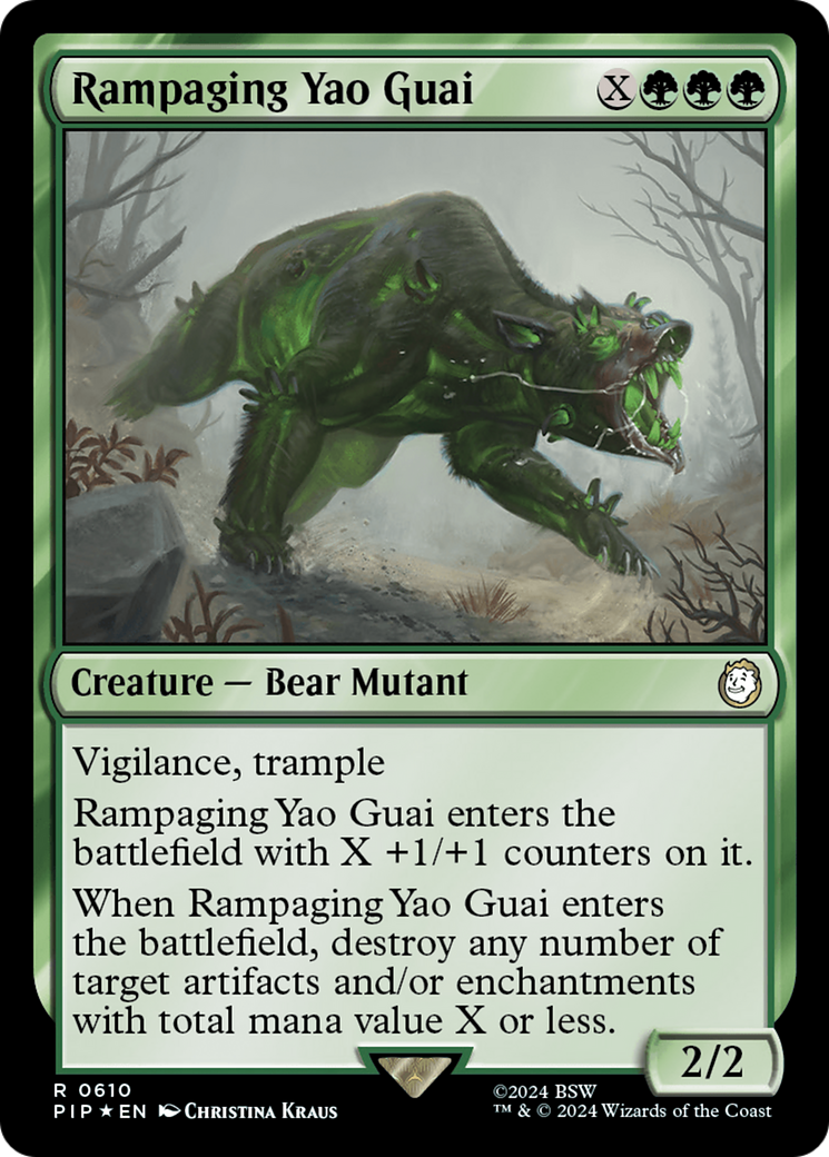 Rampaging Yao Guai (Surge Foil) [Fallout] | Mindsight Gaming