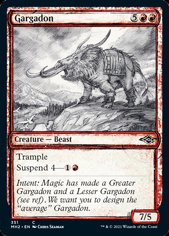 Gargadon (Sketch) [Modern Horizons 2] | Mindsight Gaming