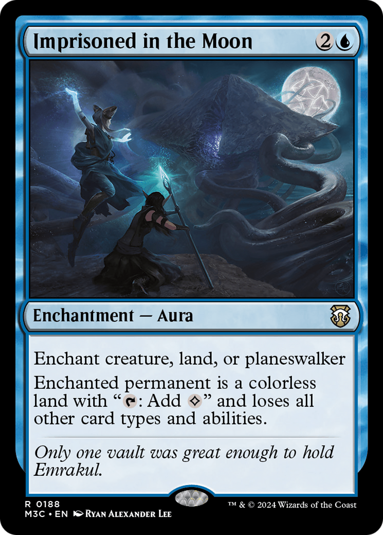 Imprisoned in the Moon (Ripple Foil) [Modern Horizons 3 Commander] | Mindsight Gaming