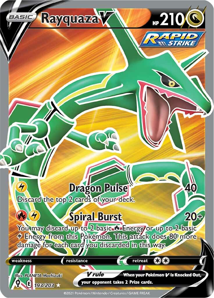 Rayquaza V (193/203) [Sword & Shield: Evolving Skies] | Mindsight Gaming