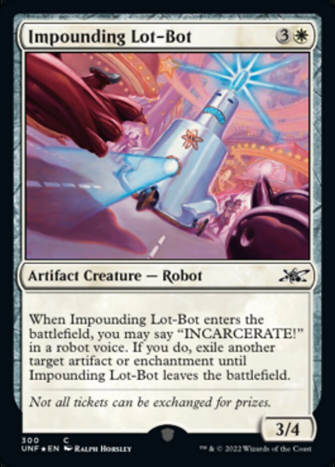 Impounding Lot-Bot (Galaxy Foil) [Unfinity] | Mindsight Gaming