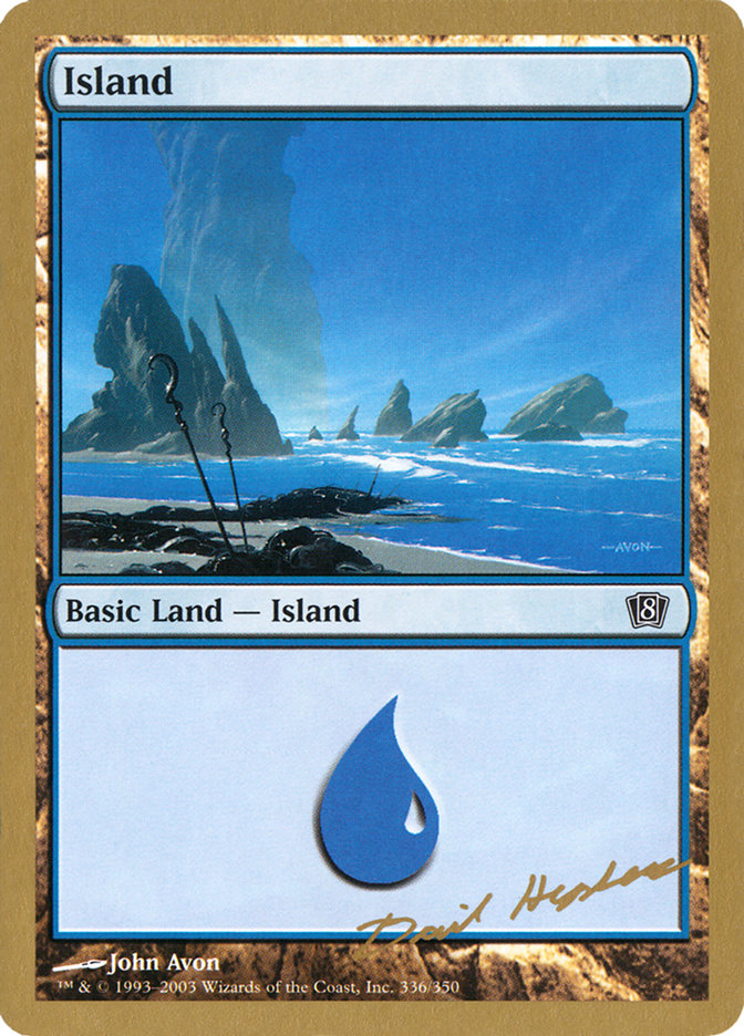 Island (dh336) (Dave Humpherys) [World Championship Decks 2003] | Mindsight Gaming