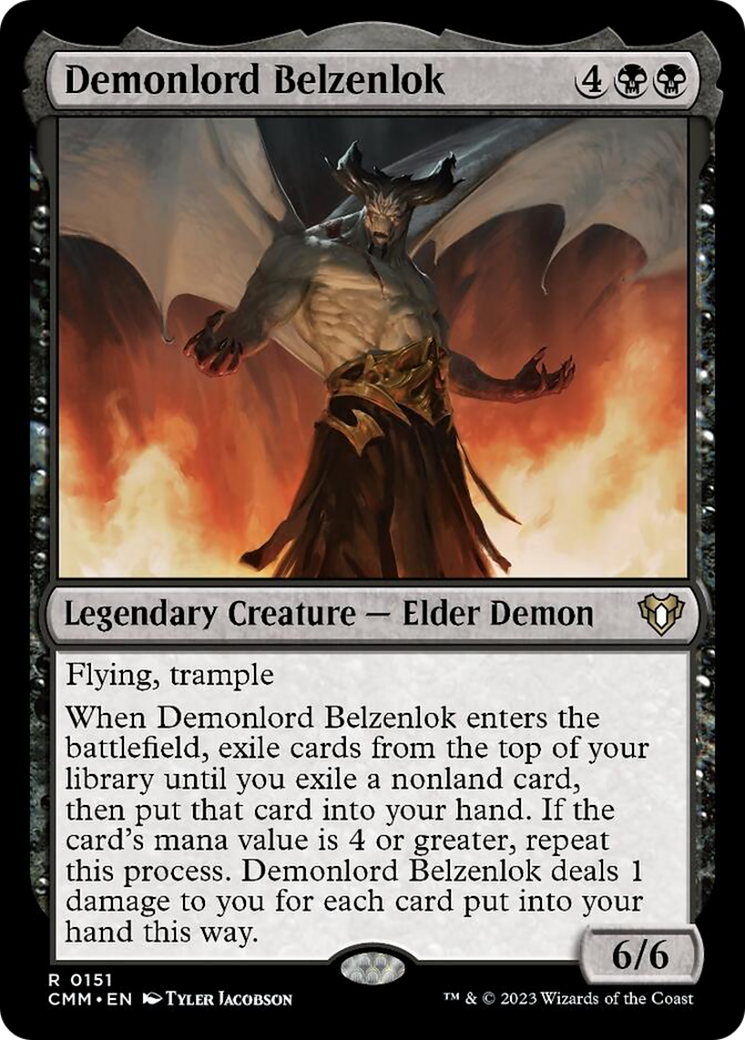 Demonlord Belzenlok [Commander Masters] | Mindsight Gaming