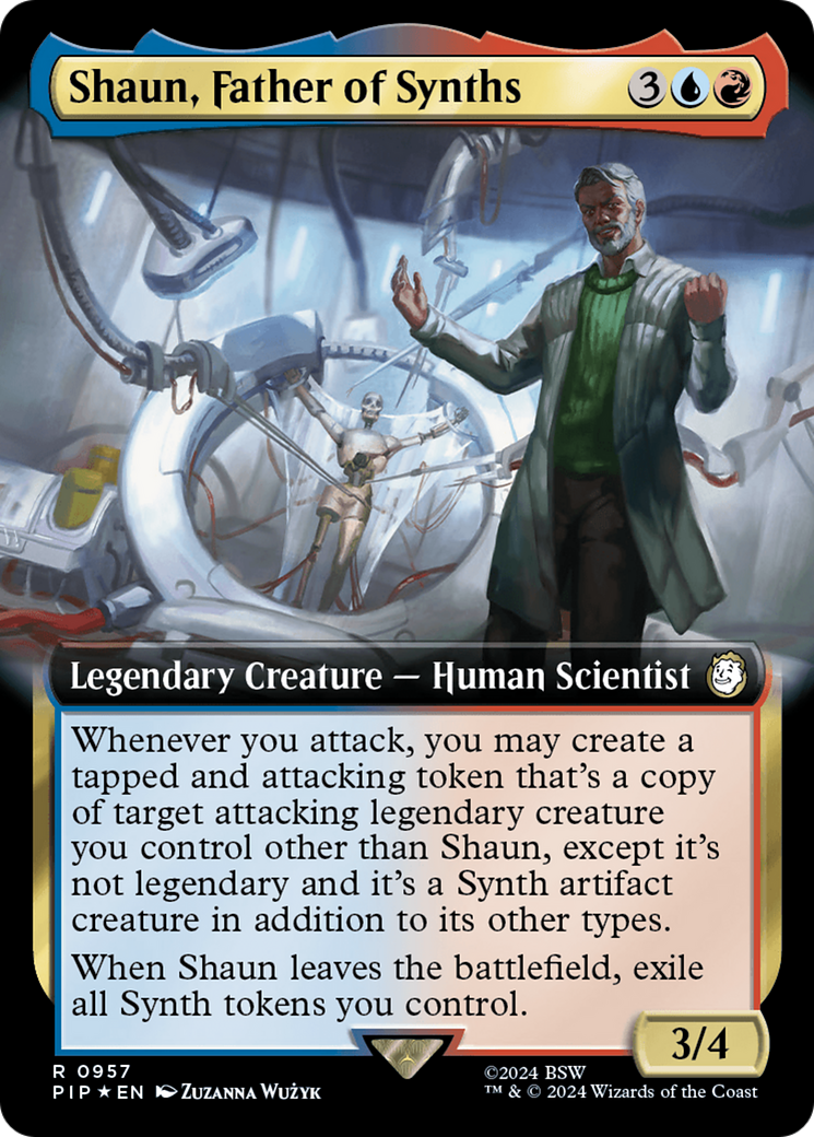 Shaun, Father of Synths (Extended Art) (Surge Foil) [Fallout] | Mindsight Gaming