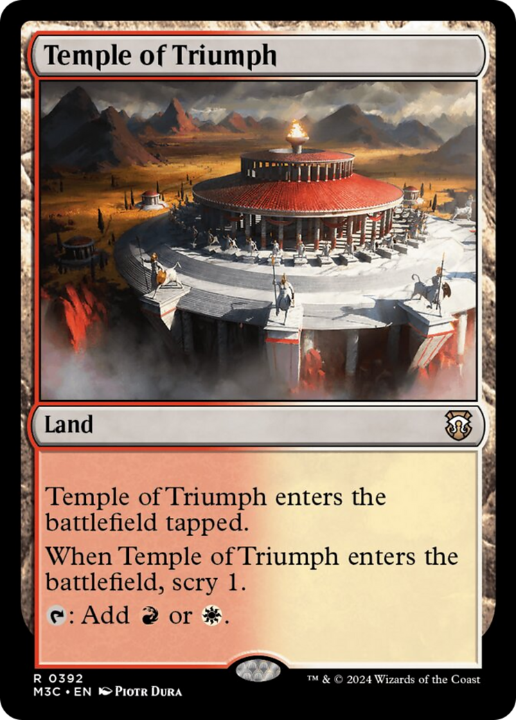 Temple of Triumph [Modern Horizons 3 Commander] | Mindsight Gaming