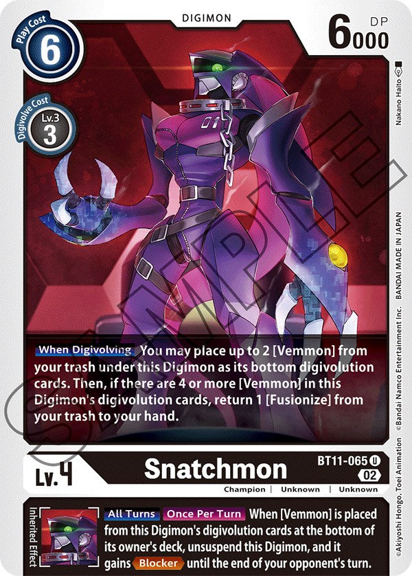 Snatchmon [BT11-065] [Dimensional Phase] | Mindsight Gaming