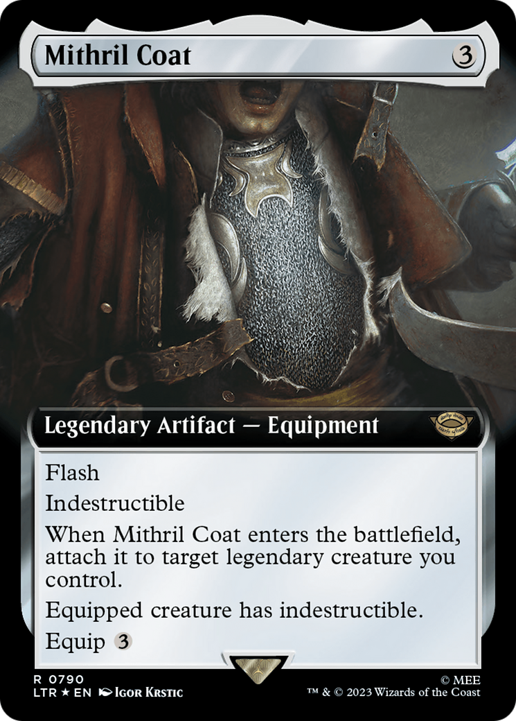 Mithril Coat (Extended Art) (Surge Foil) [The Lord of the Rings: Tales of Middle-Earth] | Mindsight Gaming