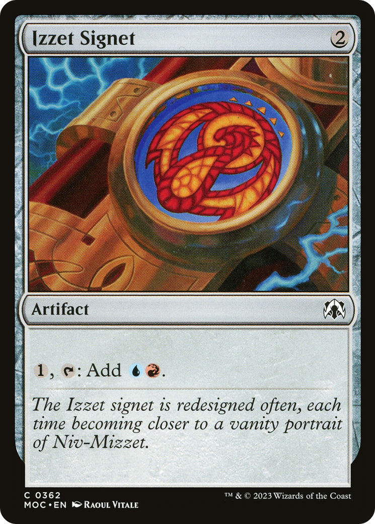 Izzet Signet [March of the Machine Commander] | Mindsight Gaming