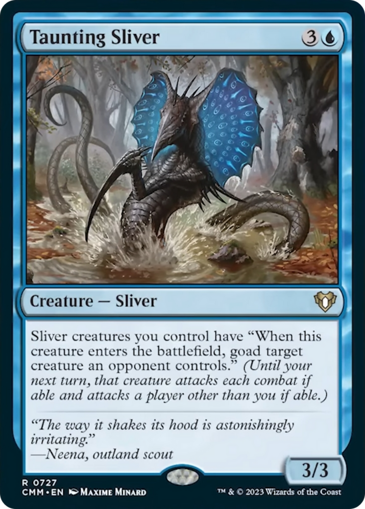 Taunting Sliver [Commander Masters] | Mindsight Gaming