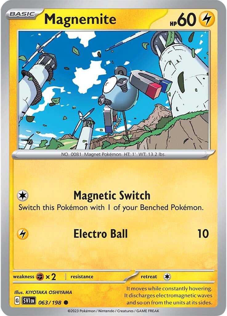 Magnemite (063/198) [Scarlet & Violet: Base Set] | Mindsight Gaming