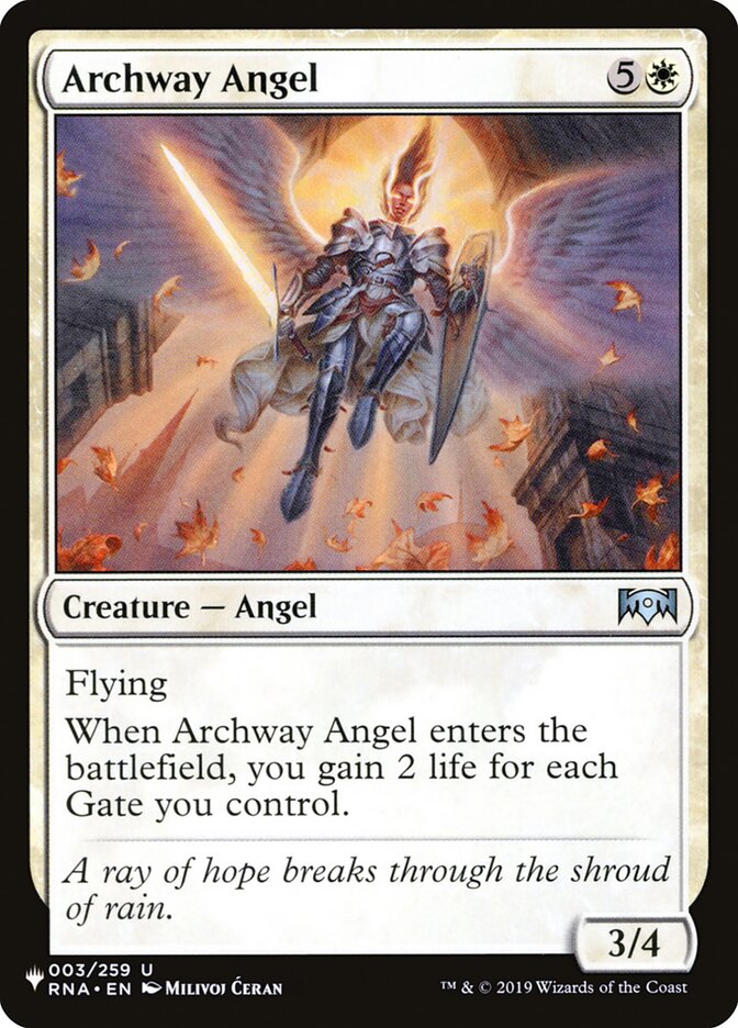 Archway Angel [The List] | Mindsight Gaming