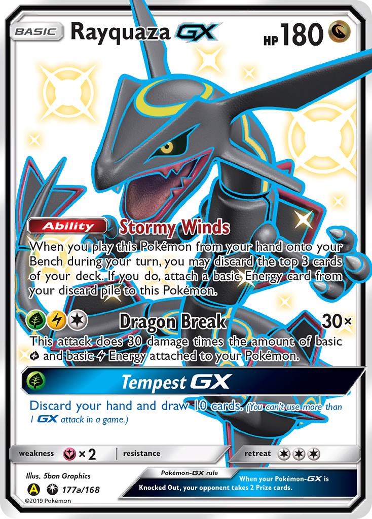 Rayquaza GX (177a/168) [Alternate Art Promos] | Mindsight Gaming