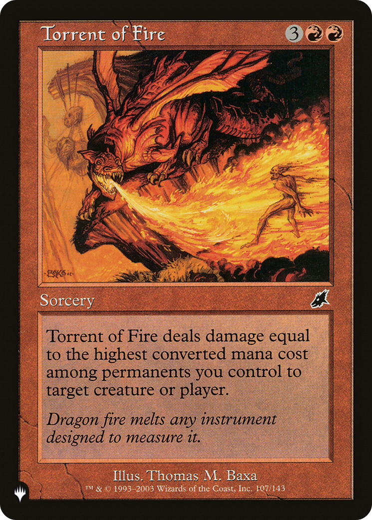 Torrent of Fire [The List Reprints] | Mindsight Gaming