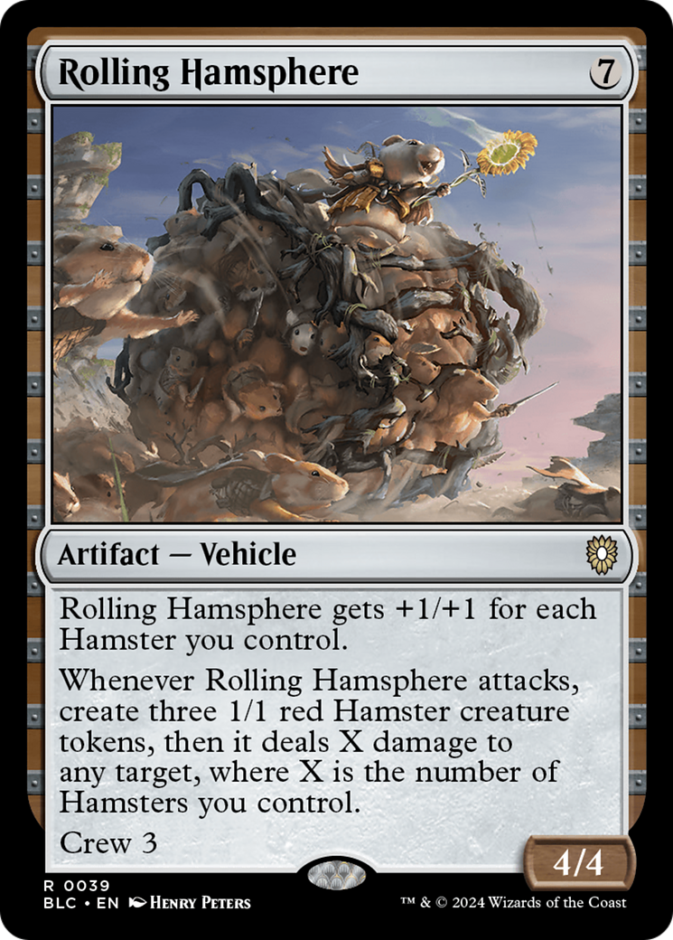 Rolling Hamsphere [Bloomburrow Commander] | Mindsight Gaming