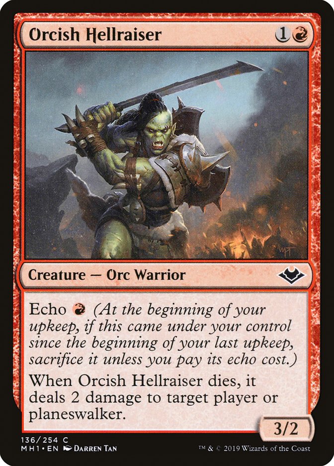 Orcish Hellraiser [Modern Horizons] | Mindsight Gaming