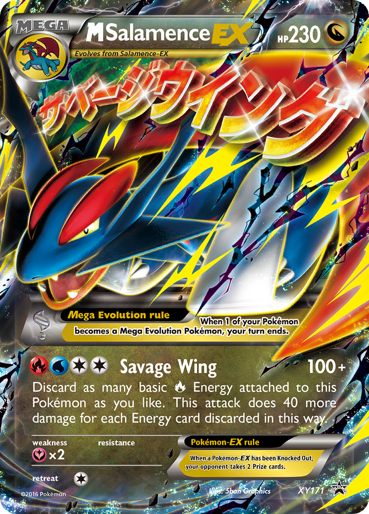 M Salamence EX (XY171) [XY: Black Star Promos] | Mindsight Gaming