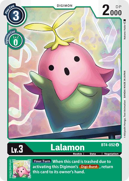 Lalamon [BT4-052] [Great Legend] | Mindsight Gaming