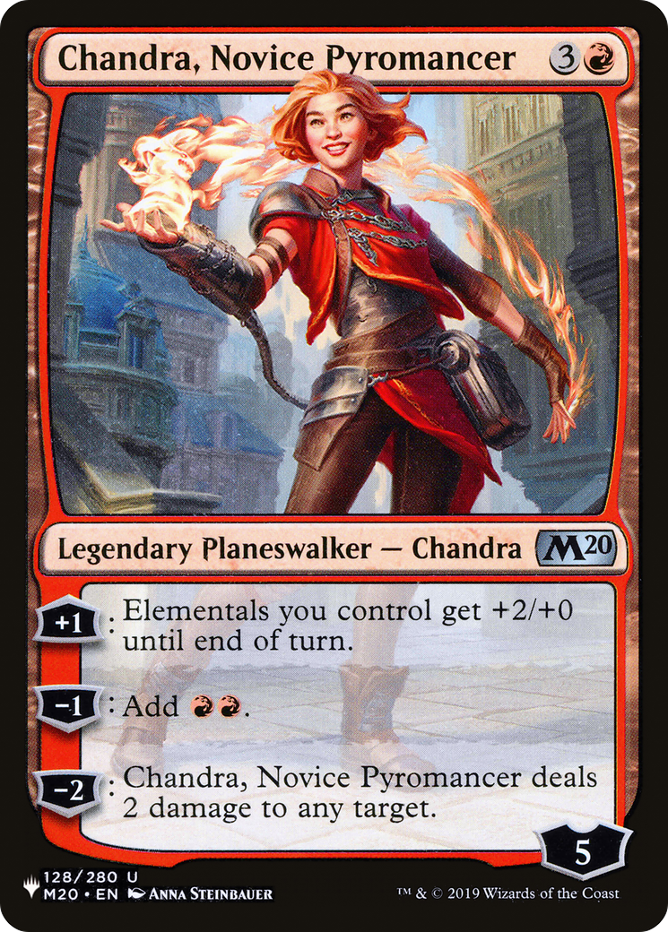 Chandra, Novice Pyromancer [The List Reprints] | Mindsight Gaming