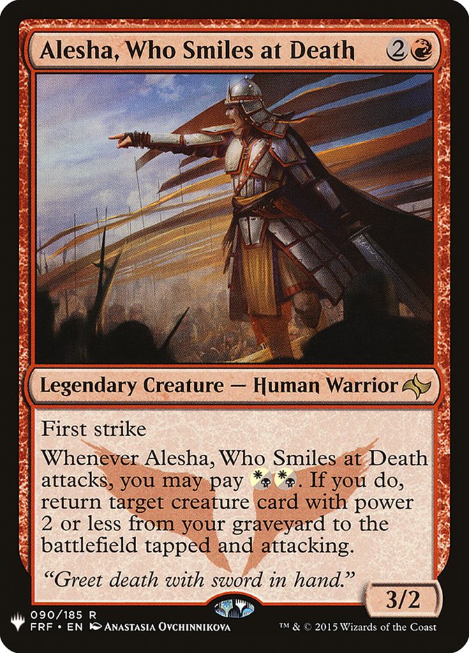 Alesha, Who Smiles at Death [The List] | Mindsight Gaming