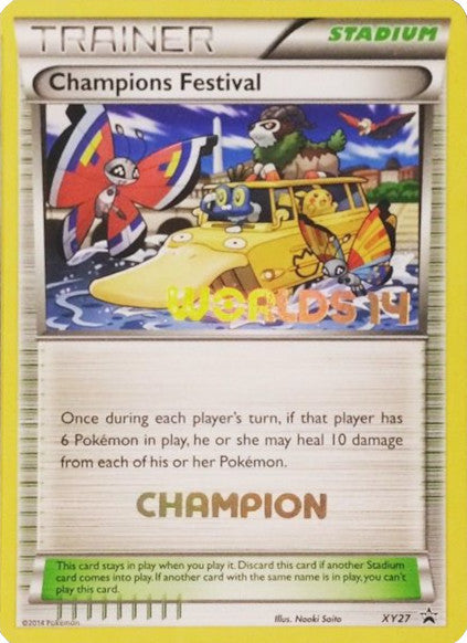 Champions Festival (XY27) (2014 Champion) [XY: Black Star Promos] | Mindsight Gaming