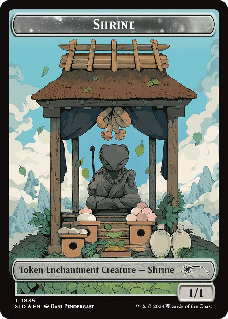 Shrine Token (Rainbow Foil) [Secret Lair: From Cute to Brute Tokens] | Mindsight Gaming