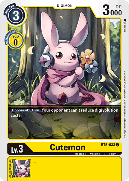 Cutemon [BT5-033] [Battle of Omni] | Mindsight Gaming