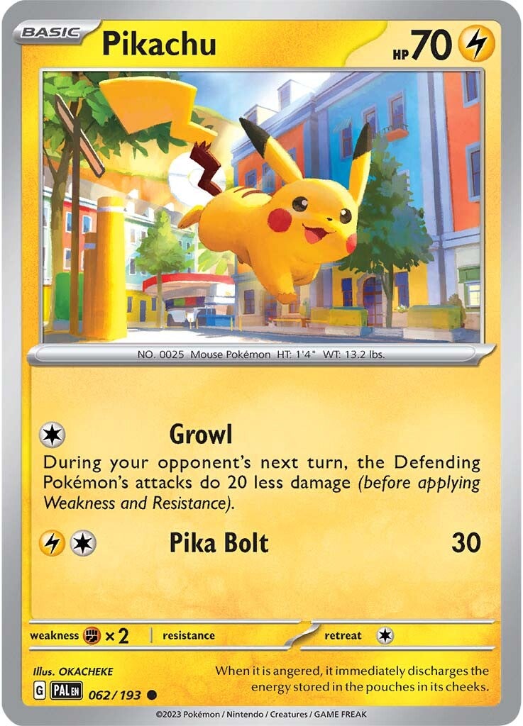 Pikachu (062/193) [Scarlet & Violet: Paldea Evolved] | Mindsight Gaming