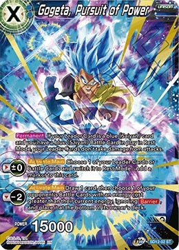 Gogeta, Pursuit of Power (SD12-02) [Rise of the Unison Warrior 2nd Edition] | Mindsight Gaming