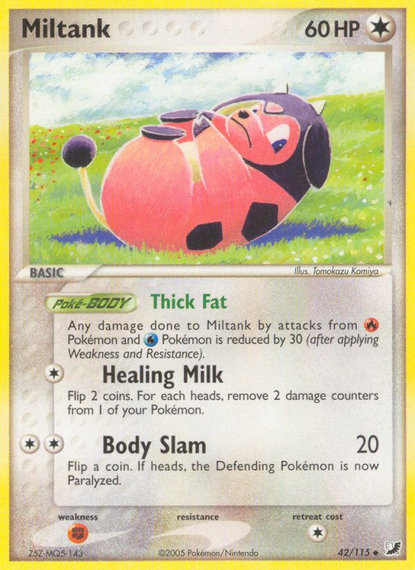 Miltank (42/115) [EX: Unseen Forces] | Mindsight Gaming