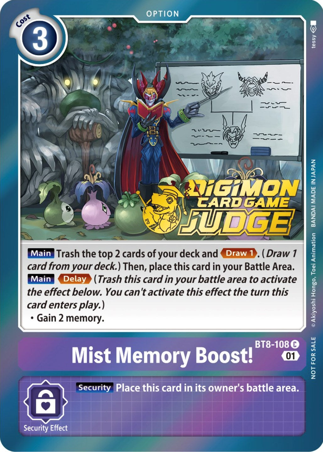 Mist Memory Boost! [BT8-108] (Judge Pack 3) [New Awakening Promos] | Mindsight Gaming