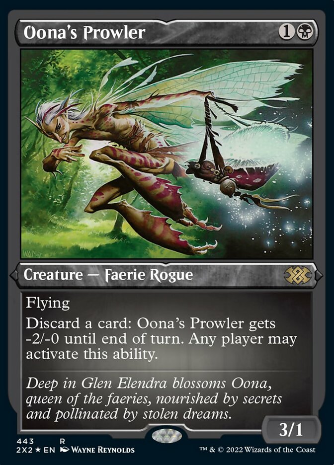 Oona's Prowler (Foil Etched) [Double Masters 2022] | Mindsight Gaming