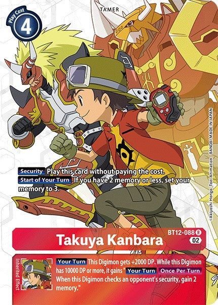 Takuya Kanbara [BT12-088] (Alternate Art) [Across Time] | Mindsight Gaming