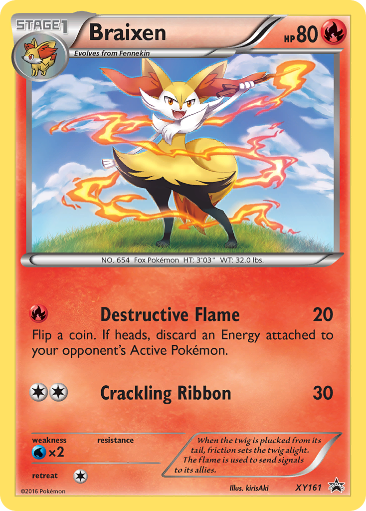 Braixen (XY161) [XY: Black Star Promos] | Mindsight Gaming