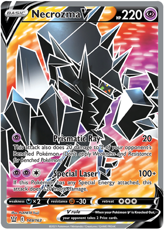 Necrozma V (149/163) [Sword & Shield: Battle Styles] | Mindsight Gaming