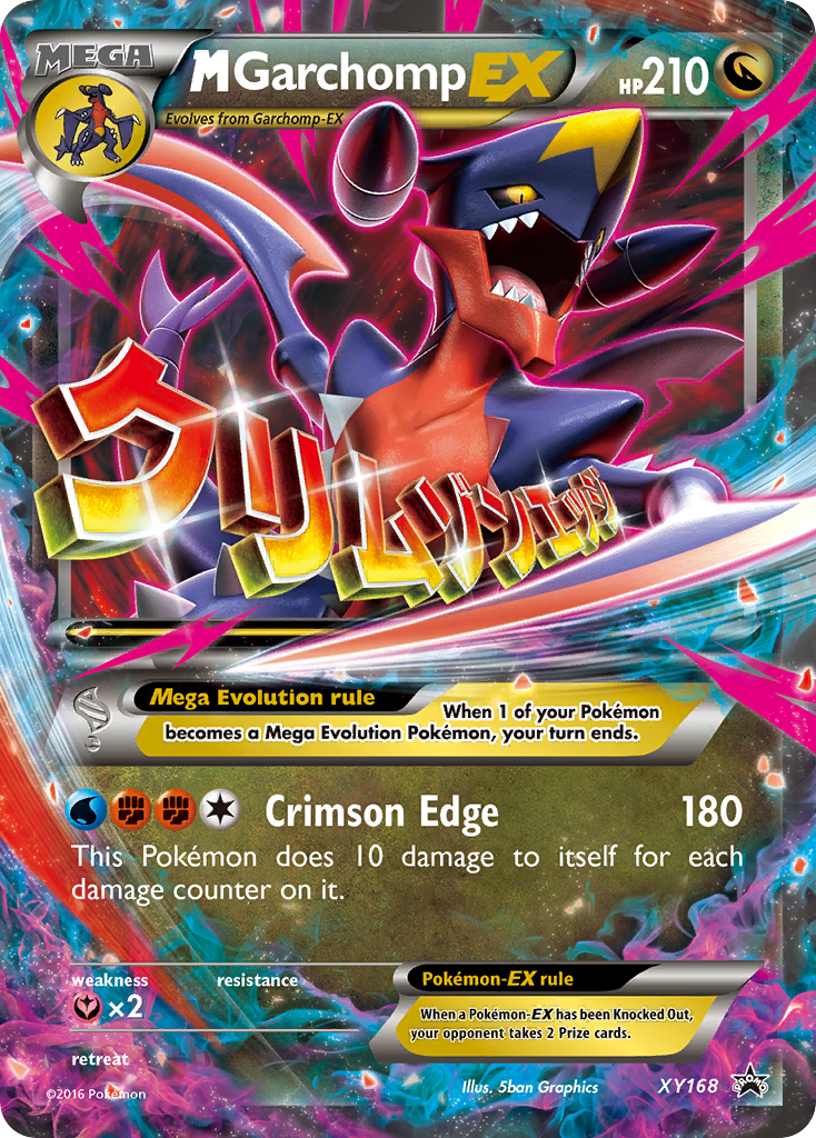 M Garchomp EX (XY168) [XY: Black Star Promos] | Mindsight Gaming