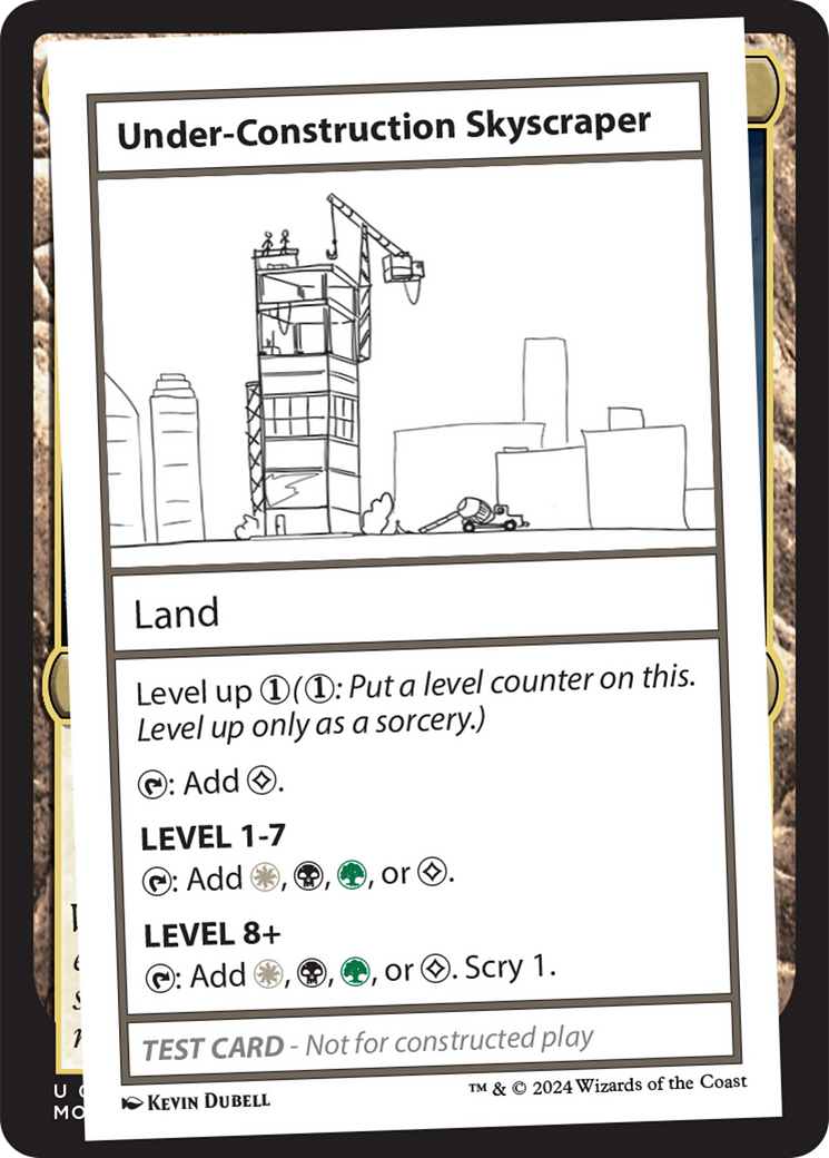 Under-Construction Skyscraper [Mystery Booster 2 Playtest Cards] | Mindsight Gaming