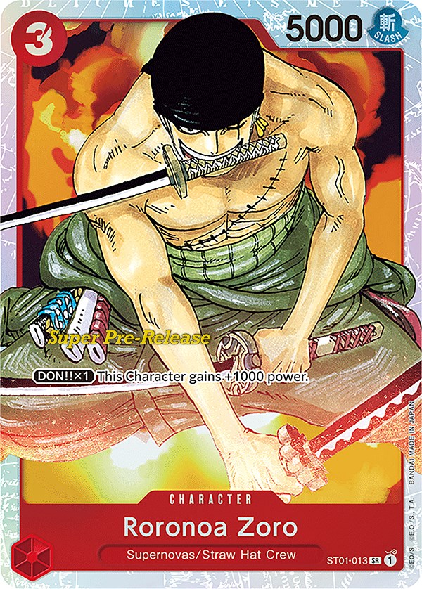 Roronoa Zoro [Super Pre-Release Starter Deck: Straw Hat Crew] | Mindsight Gaming