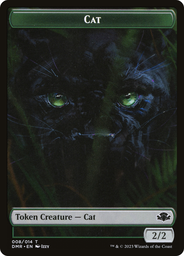 Cat Token (008) [Dominaria Remastered Tokens] | Mindsight Gaming