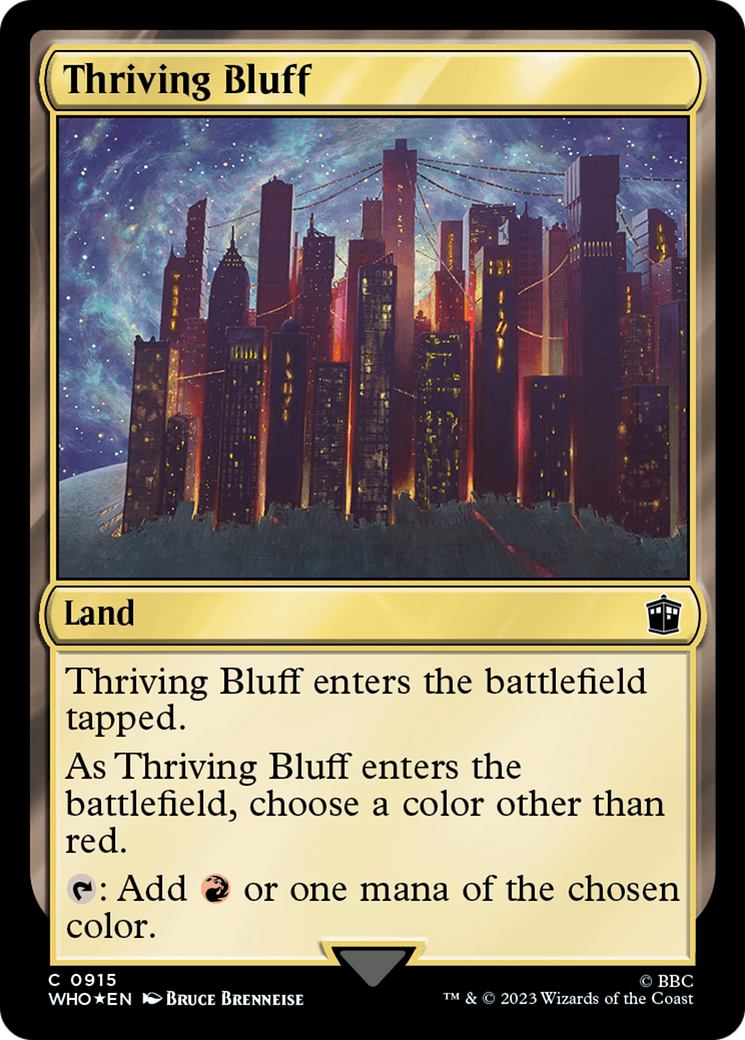 Thriving Bluff (Surge Foil) [Doctor Who] | Mindsight Gaming