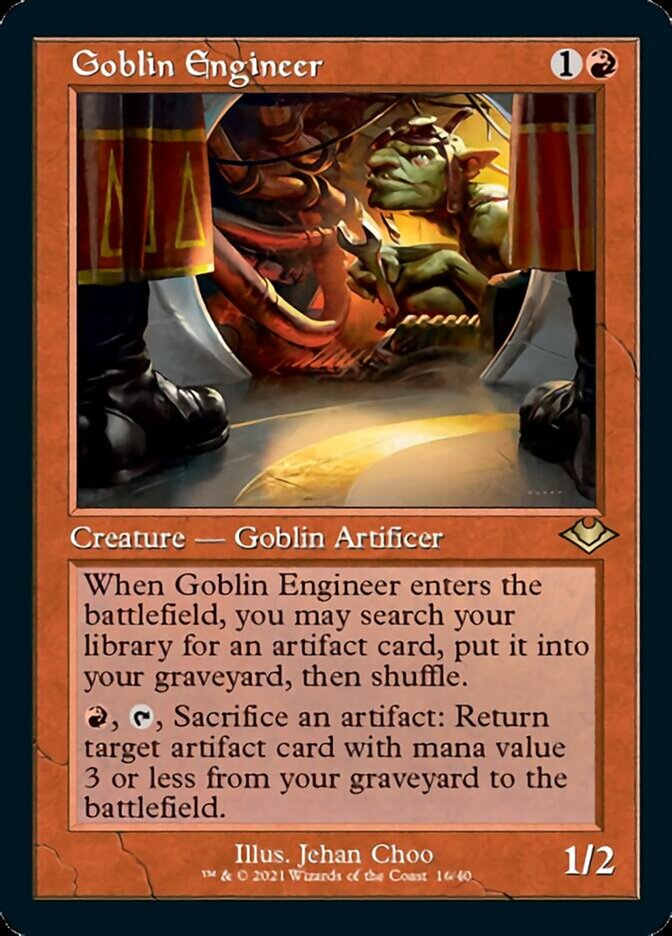 Goblin Engineer (Retro) [Modern Horizons] | Mindsight Gaming