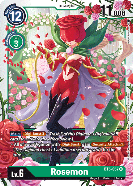 Rosemon [BT5-057] [Battle of Omni] | Mindsight Gaming