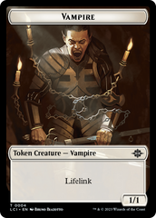 Vampire // Skeleton Pirate Double-Sided Token [The Lost Caverns of Ixalan Tokens] | Mindsight Gaming