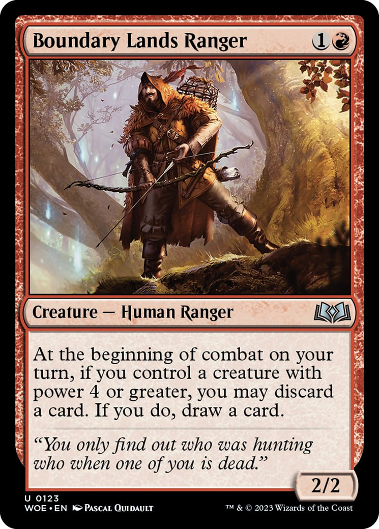 Boundary Lands Ranger [Wilds of Eldraine] | Mindsight Gaming