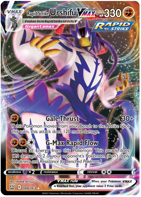 Rapid Strike Urshifu VMAX (088/163) (Jumbo Card) [Sword & Shield: Battle Styles] | Mindsight Gaming